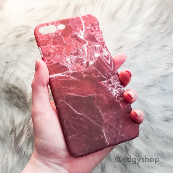 THE EDGY SHOP Accessories - Marble Hard iPhone Case